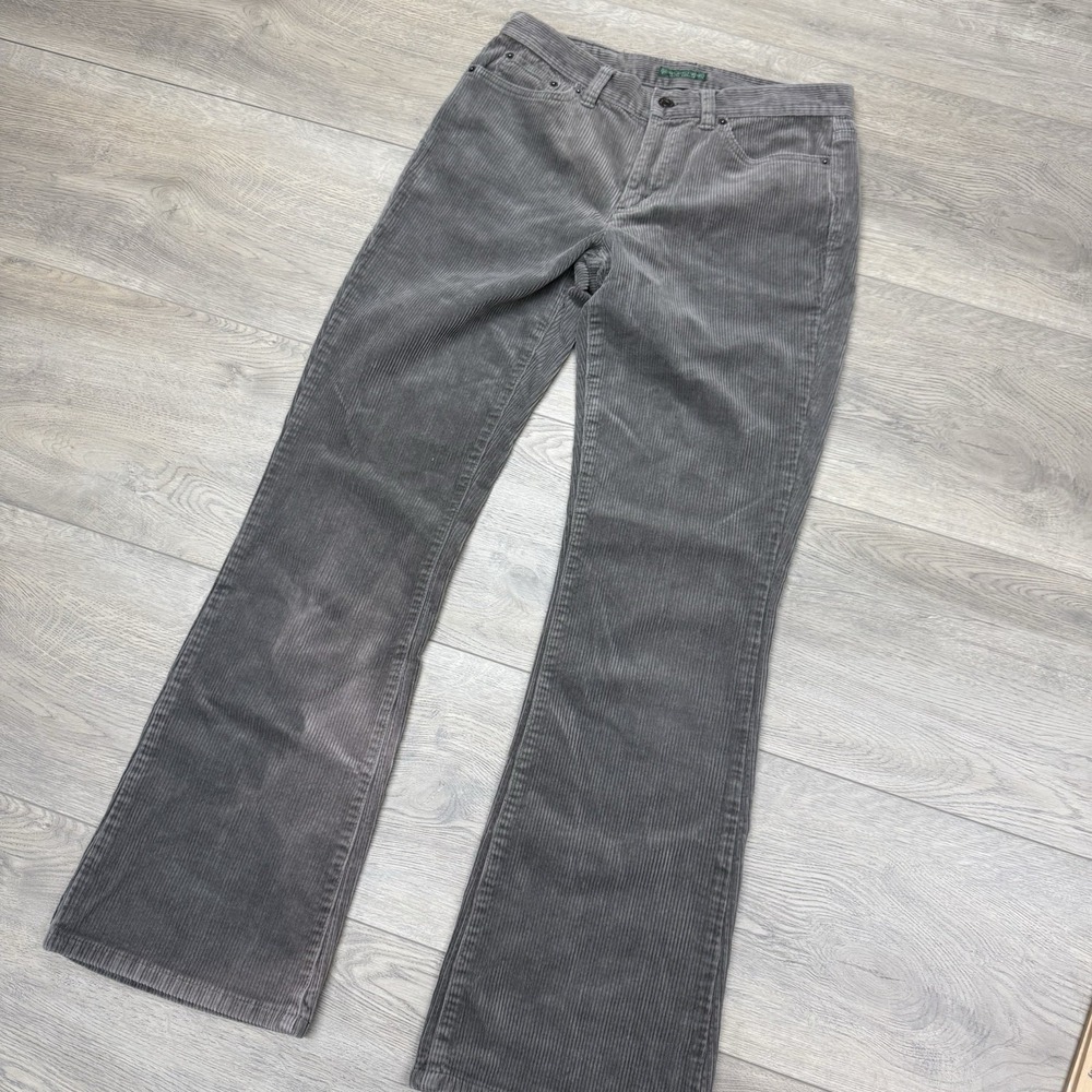 Ralph Lauren Lauren Jeans Co Corduroy Pants Women's Sz 4 STAIN‎ Prep Casual